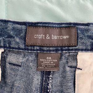 Croft & barrow denim shorts. Size 34